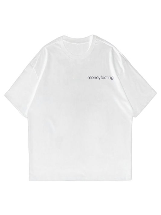 'Moneyfesting' logo tee