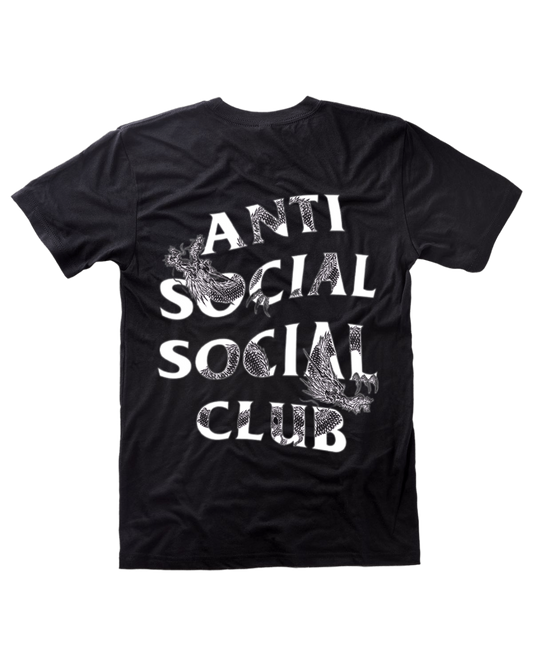 'Anti social' graphic tee