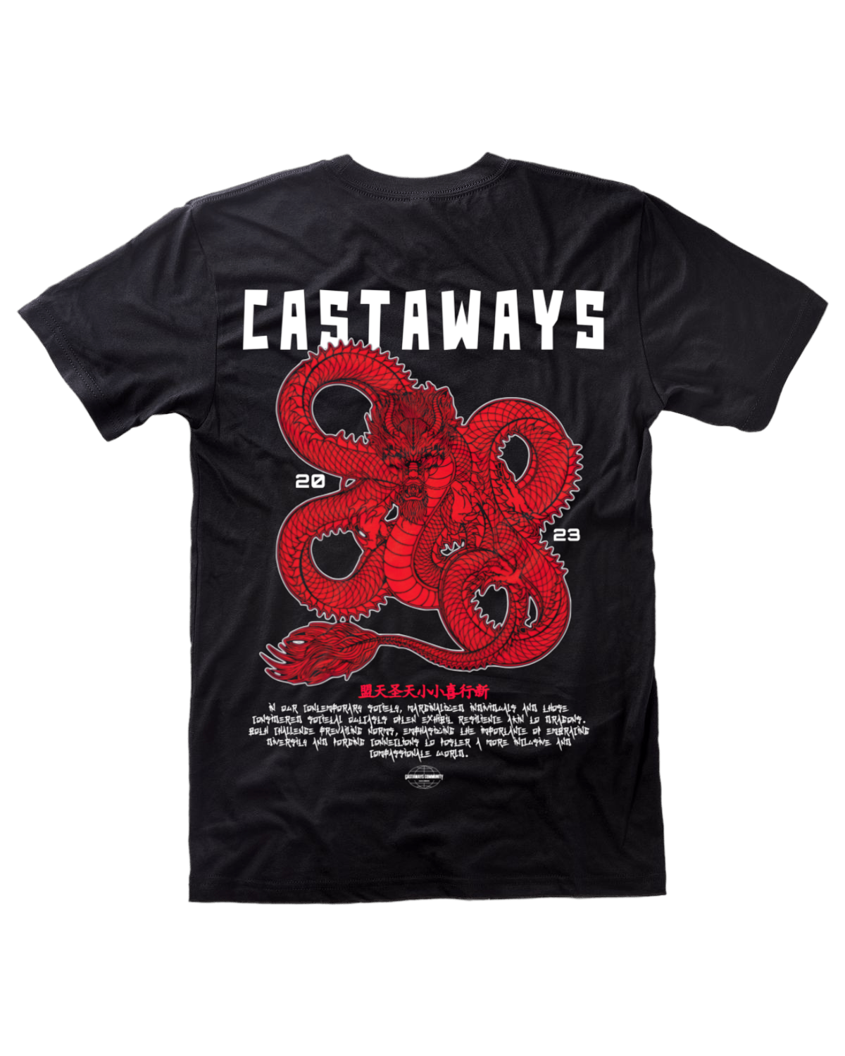 ‘Castaways Draft 'Drago' tee (Clr)