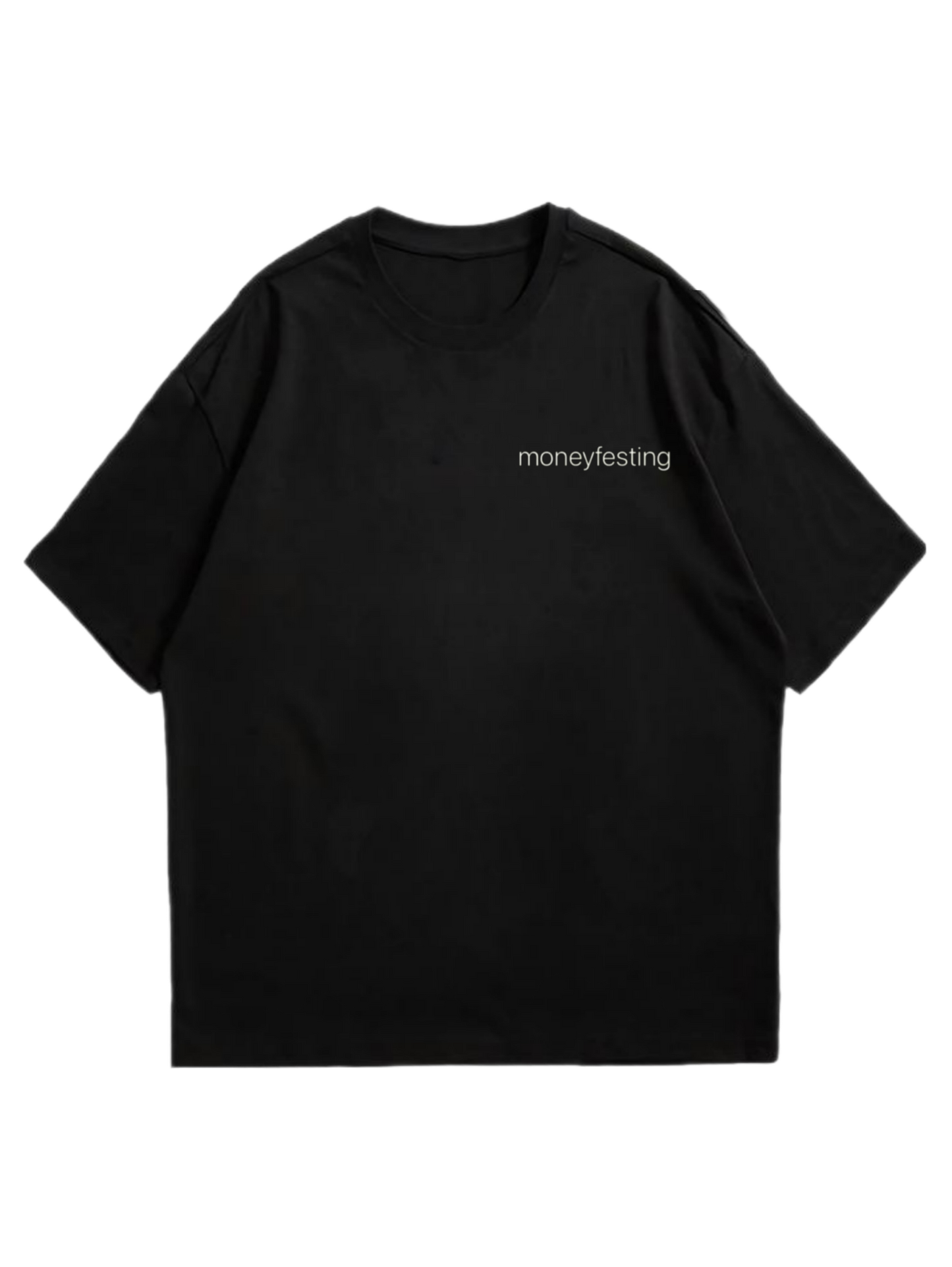 'Moneyfesting' logo tee