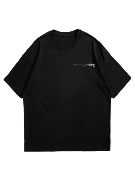 'Moneyfesting' logo tee