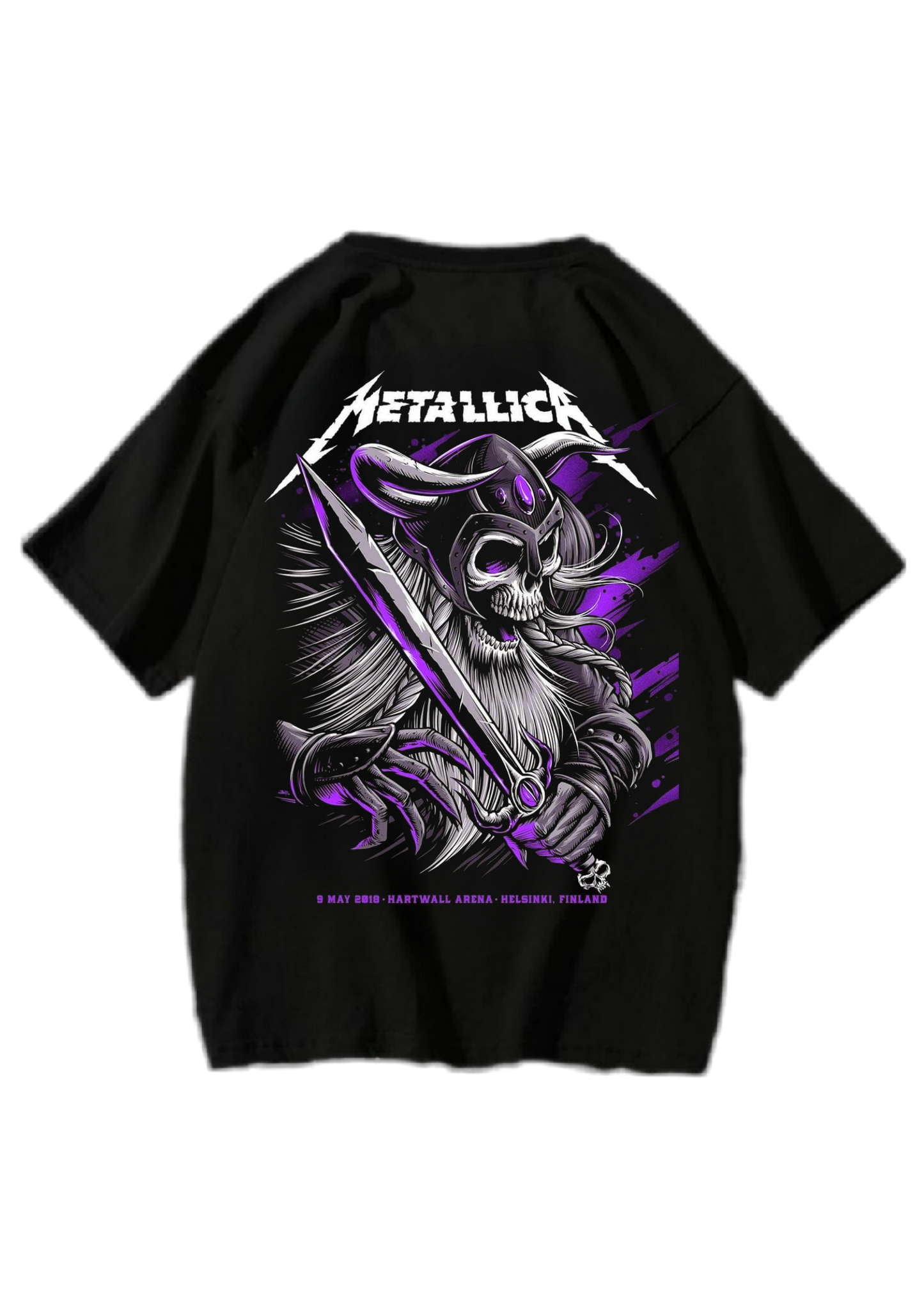 'Metallica Hellsinki' graphic tee